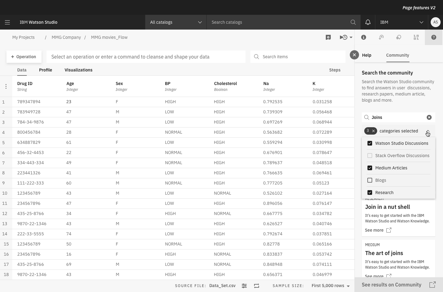 Filter after categories.