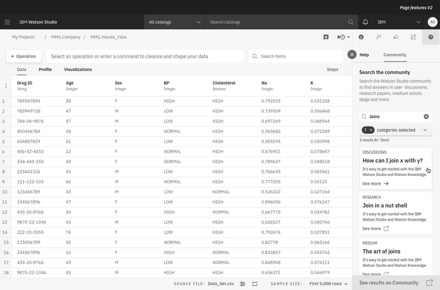 Select a discussion.